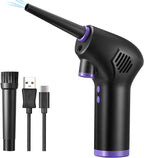 Cordless Electric Air Duster | 45000 RPM, 70m/s Airflow | Rechargeable Compressed Air Blower for Computer, Keyboard & Camera