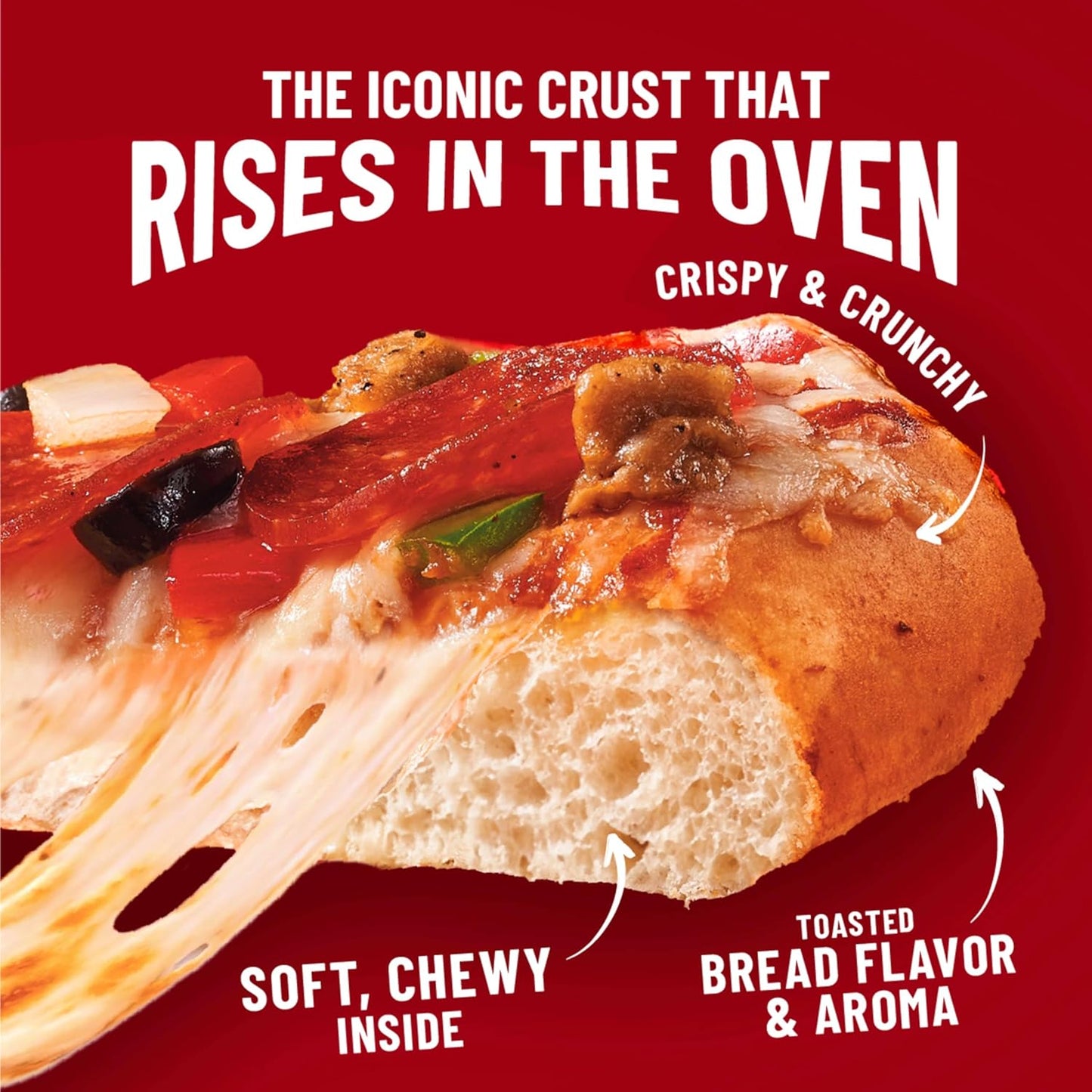 DiGiorno Rising Crust Supreme Pizza, Frozen, 29.3 oz