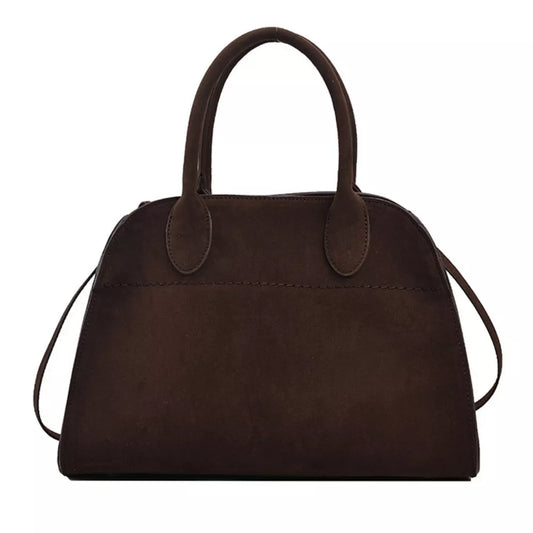 Suede Leather Large Handbag – Women's Oversized Tote